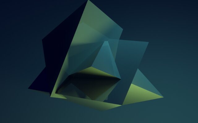 Shiny rendered geometric triangles